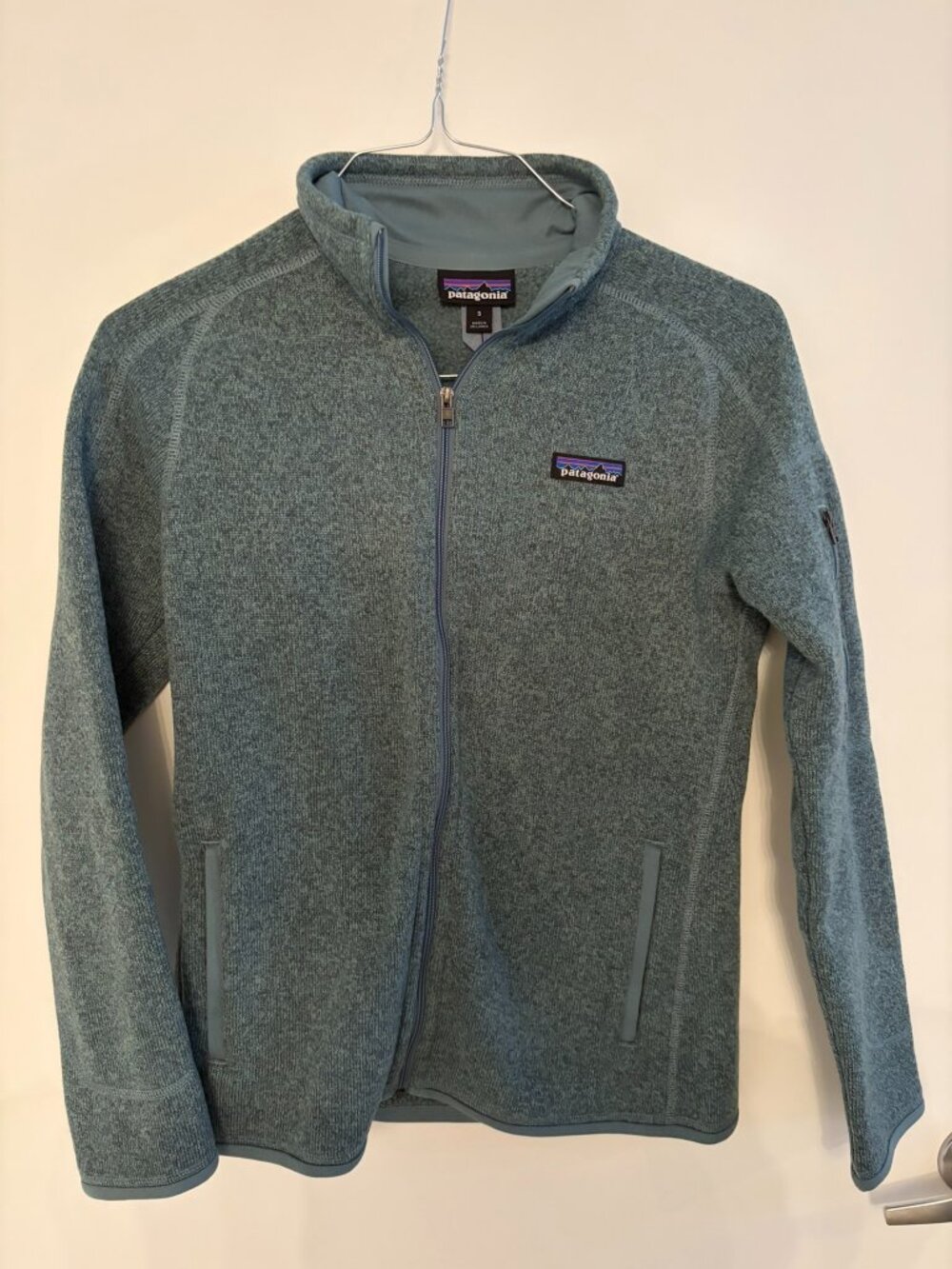 Patagonia Better Sweater Full Zip Fleece Jacket Steel Blue Womens Small S